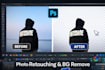 retouch image, transparent background, remove objects, etc