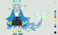 draw a detailed character reference sheet for your original character oc ych