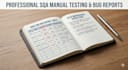 perform professional manual sqa testing and detailed bug reporting