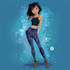 create pixar,disney style characters