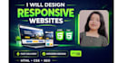 create a responsive modern website using HTML, CSS, and basic javascript