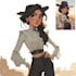 create an amazing disney style portrait