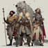 make dnd group party dnd character art, dnd party