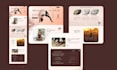 design a boutique yoga and wellness website with booking