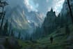design 2d game concept art background and environment