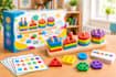 design creative educational toy packaging box with 3d mockup