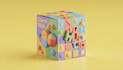 design creative educational toy packaging box with 3d mockup