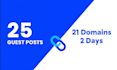 do 25 guest post from 25 domain just 2days