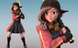 do 3d stylized character modeling game art game asset blender uv rigging texture