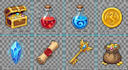 create 8bit 16bit pixel art character icons items weapons rpg game assets sprite
