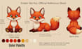 design custom plush reference sheet tech pack stuffed animal toy and ych concept