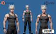 craft a professional custom vrchat character in blender