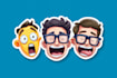 create cartoon sticker, emoji, emoticon and characters
