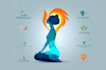 design coaching, counseling, therapy, and wellness logo