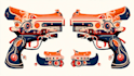 design unique weapons illustrations