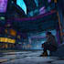 do cyberpunk futuristic city art