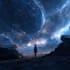 create high quality space art and futuristic space scenes