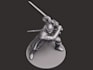 digital sculpt 3d miniature character, printable stl, 3d statue, realism model