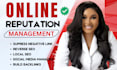 do online reputation management, ORM, services to suppress negative links