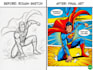 create custom comic panel, comic strip illustration with sequential art layout