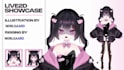 create a quality live2d vtuber model, 2d vtuber design, anime vtuber rigging