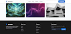 build a modern responsive landing page using HTML, tailwind CSS and js