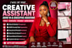 be your adhd virtual assistant creative assistant personal executive assistant