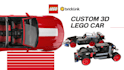 design a custom 3d lego mocs, ship with bricklink studio and PDF instructions