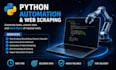 create python automation, web scraping, bots and backend systems