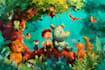 design unique 3d children book illustrations