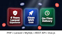 develop your PHP laravel web app, custom website or rest API