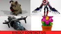 do 3d lego moc design,lego technic car,bike,ship,house with building instruction