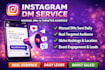 send instagram direct message or dm to promote your business