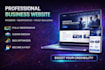 create a professional business website or company website