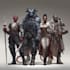 do a dnd, fantasy character, dnd party