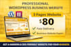 design a professional wordpress website and website design for your business