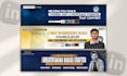 revamp your linkedin profile with banner, cheatsheet and carousel post design