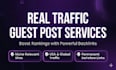 publish guest posts on real traffic websites