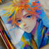 draw anime character an illustration