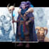 do dnd group party illustration
