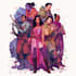 draw dnd character and dnd party illustration