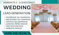 provide exclusive wedding leads, wedding facebook ads, google ads, video ads