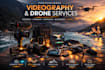 shoot cinematic videography with professional cameras