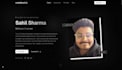 build a modern next js website with animations and clean UI