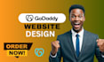 design and customized your godaddy website professional
