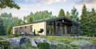 construct modular prefab house, 2d plan to 3dmodel, uk shipping container render
