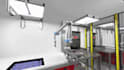 do 3d industrial robotic movement maya robotic arm factory mechanical warehouse