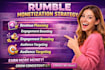 profitable monetization strategy for your rumble channel