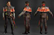 ue5 warrior character, realistic game model, modular avatar, xgen, animate 3d