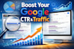 boost your google serp ctr ranking click with real human traffic